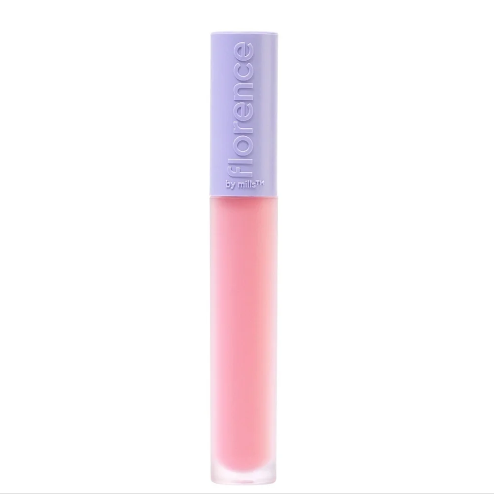 NWOB Florence by Mills Get Glossed Lip Gloss Mellow Mills Light Pink Travel Size